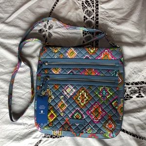 VERA BRADLEY Triple Zip Hipster Bag